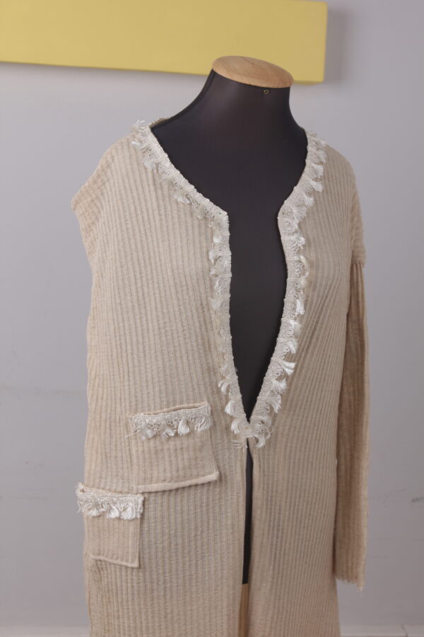 Veste longue bohème chic – Édition artisanale – Image 4